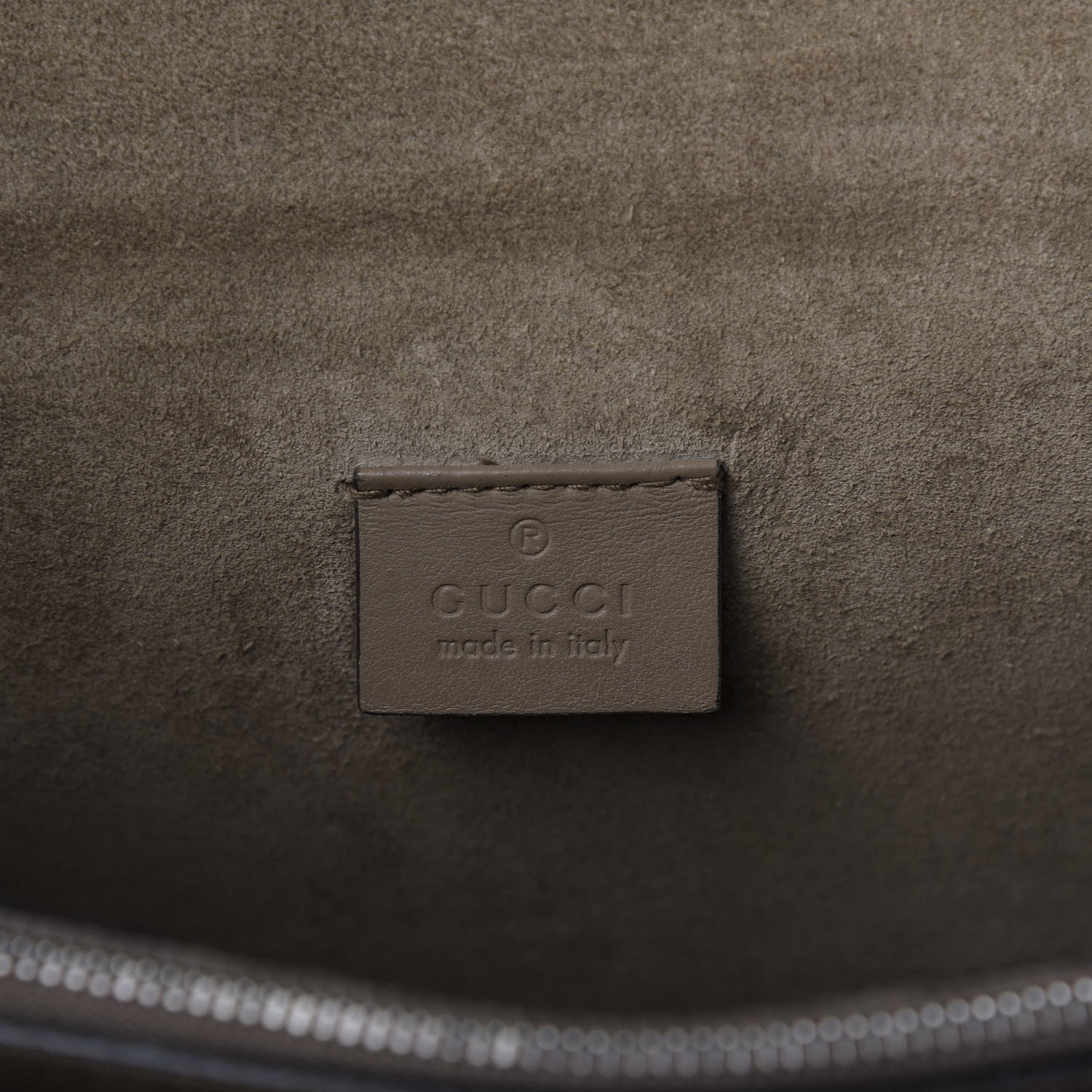 Gucci GG Supreme Monogram Medium Dionysus Shoulder Bag Taupe 8 of 11