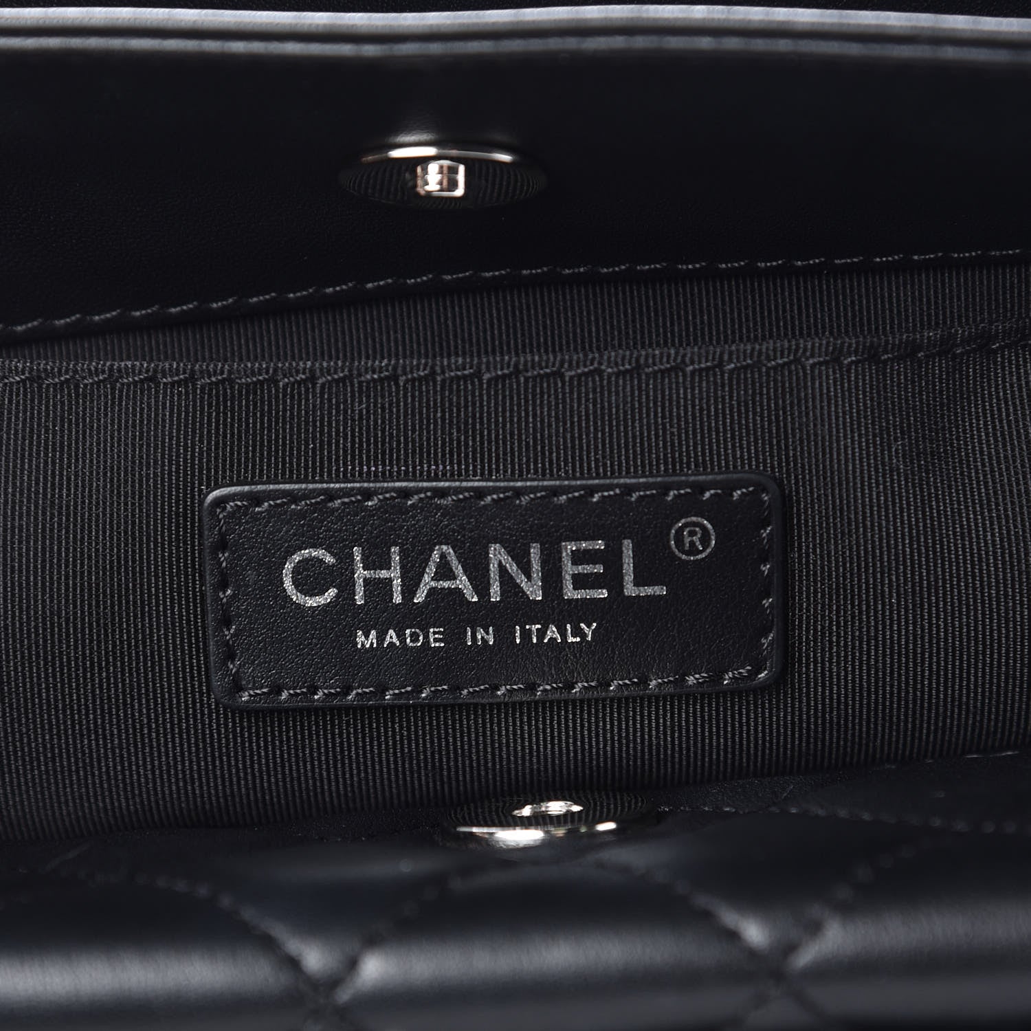Chanel Calfskin Shopping Tote Black 6 of 10