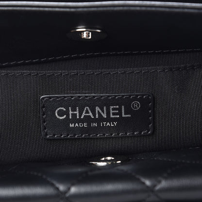 Chanel Calfskin Shopping Tote Black 6 of 10