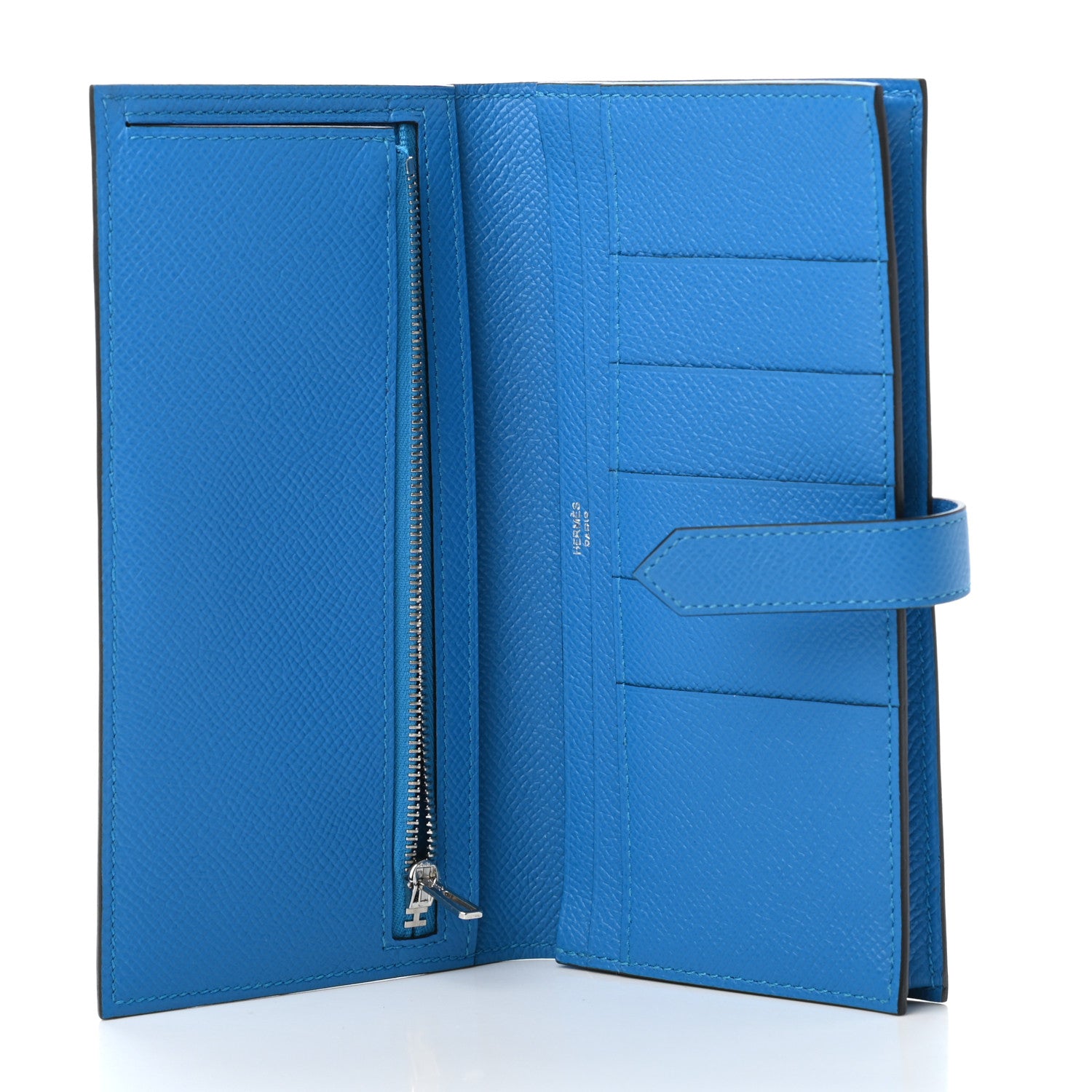 Hermes Epsom Bearn Gusset Wallet Bleu Zanzibar 4 of 4