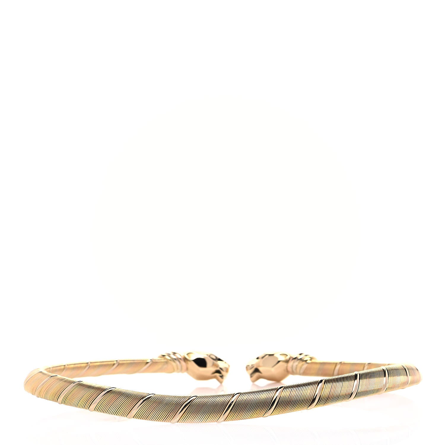 Cartier 18K Pink Yellow White Gold Panthere De Cartier Collar Necklace 5 of 10