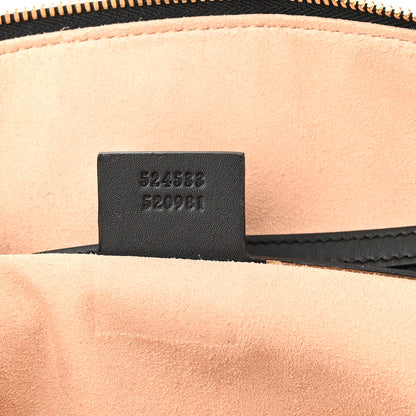 Gucci Suede Patent Web Medium Ophidia Top Handle Dome Bag Nocciola Black 7 of 10