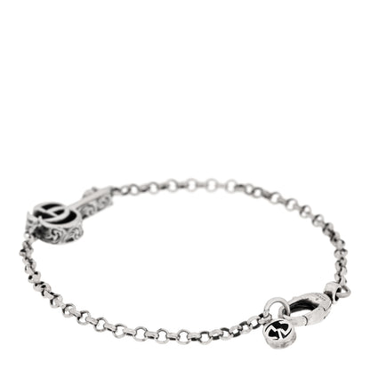 Gucci Sterling Silver Double G Key Bracelet 2 of 3