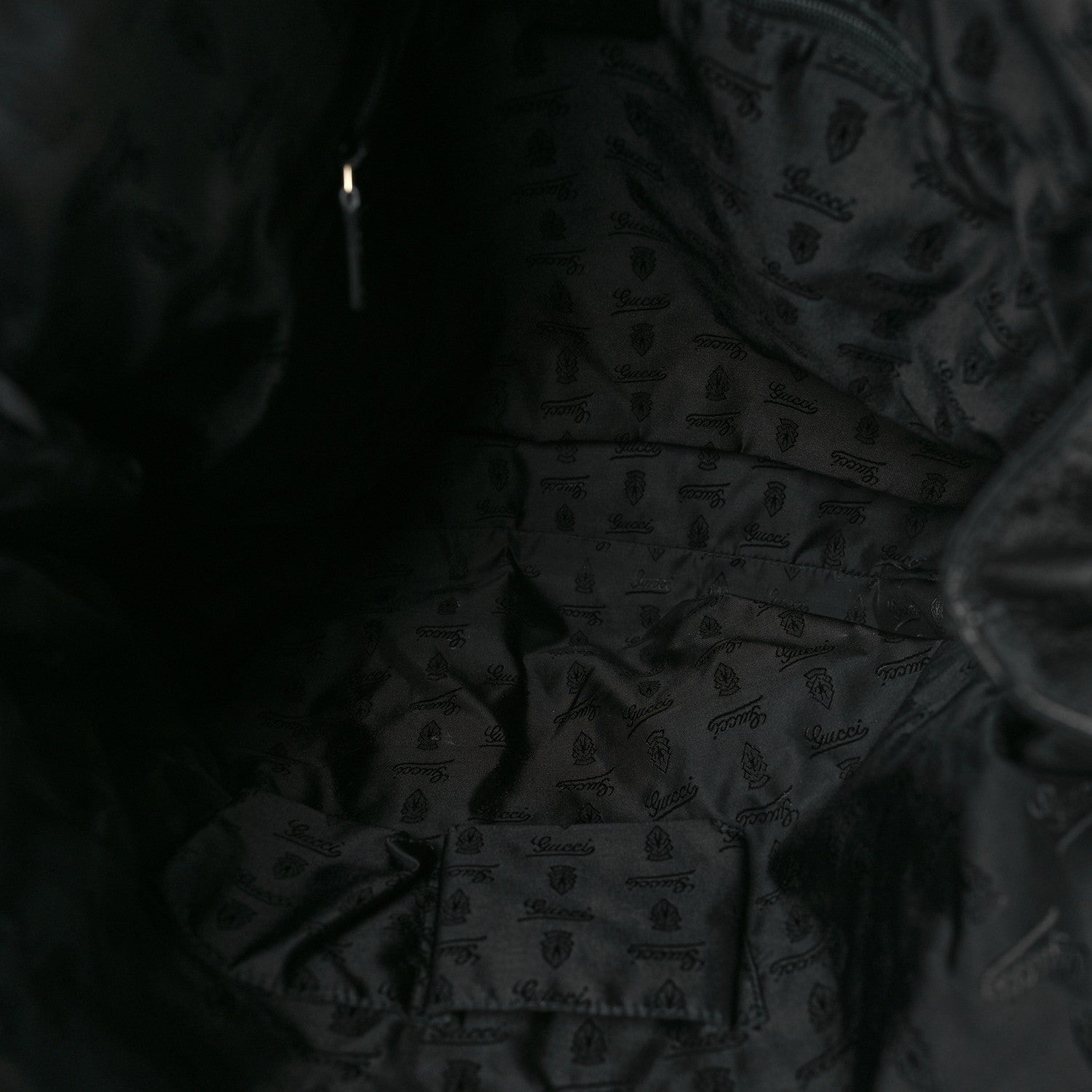 Gucci Guccissima Large Full Moon Tote Black 5 of 9