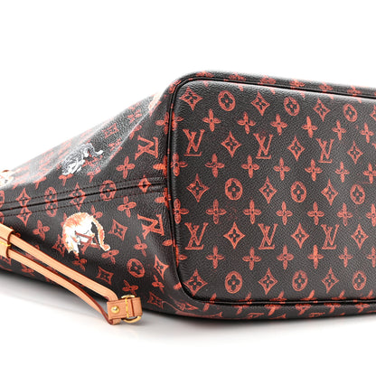 Louis Vuitton Catogram Neverfull MM Marron 9 of 10