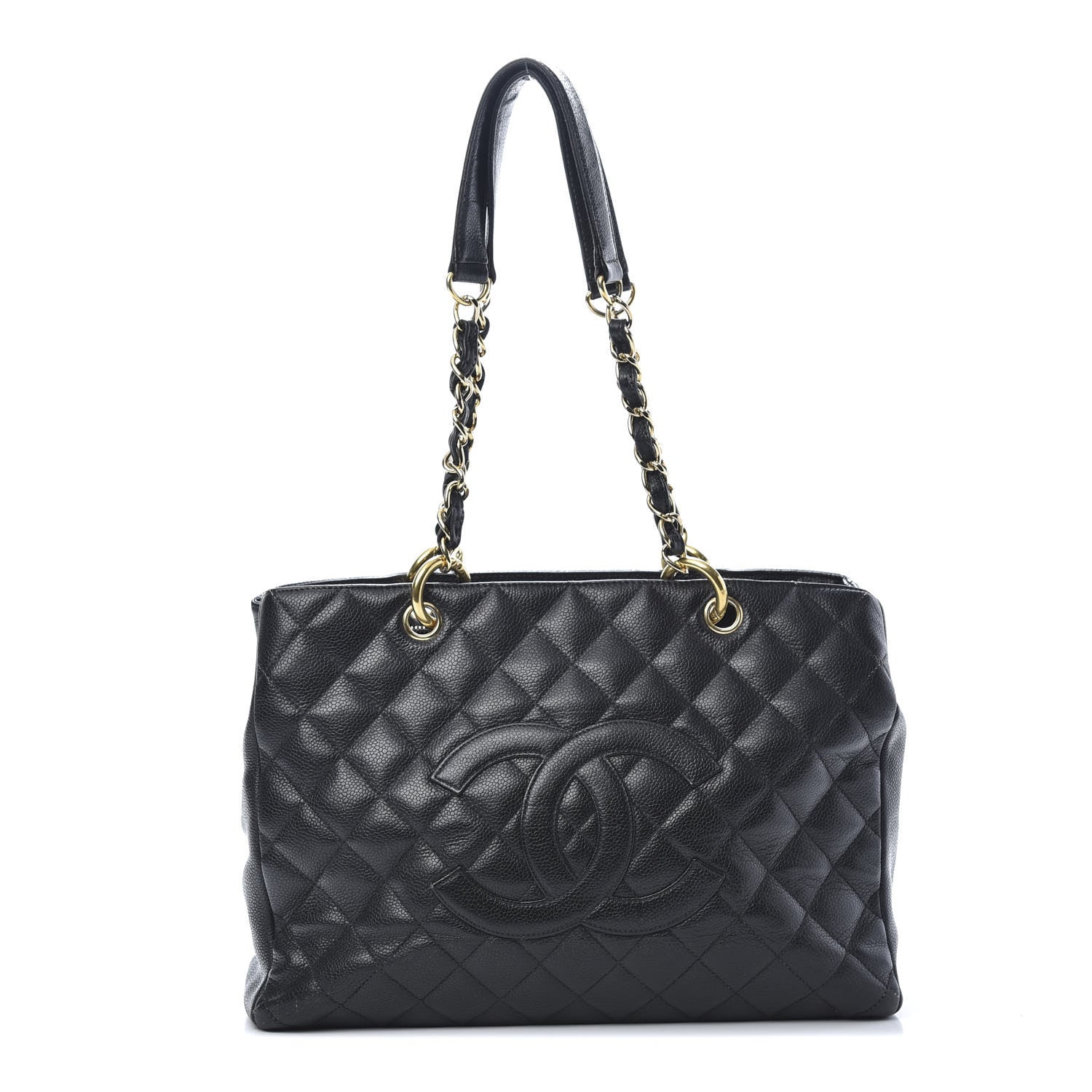 Chanel Caviar Quilted Grand Shopping Tote GST Black 1 of 24