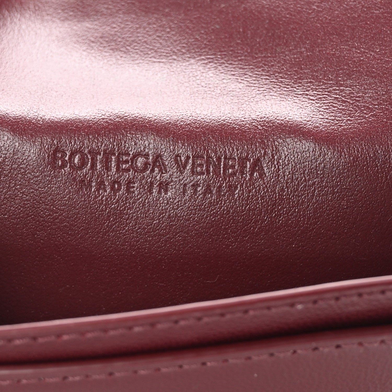 Bottega Veneta Nappa Intrecciato Heart Card Holder Barolo 6 of 6