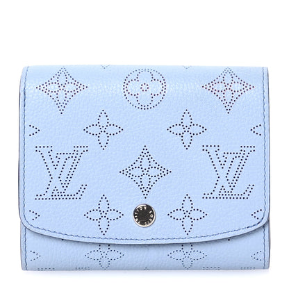 Louis Vuitton Mahina Iris Compact Wallet NM Blue Red 1 of 10