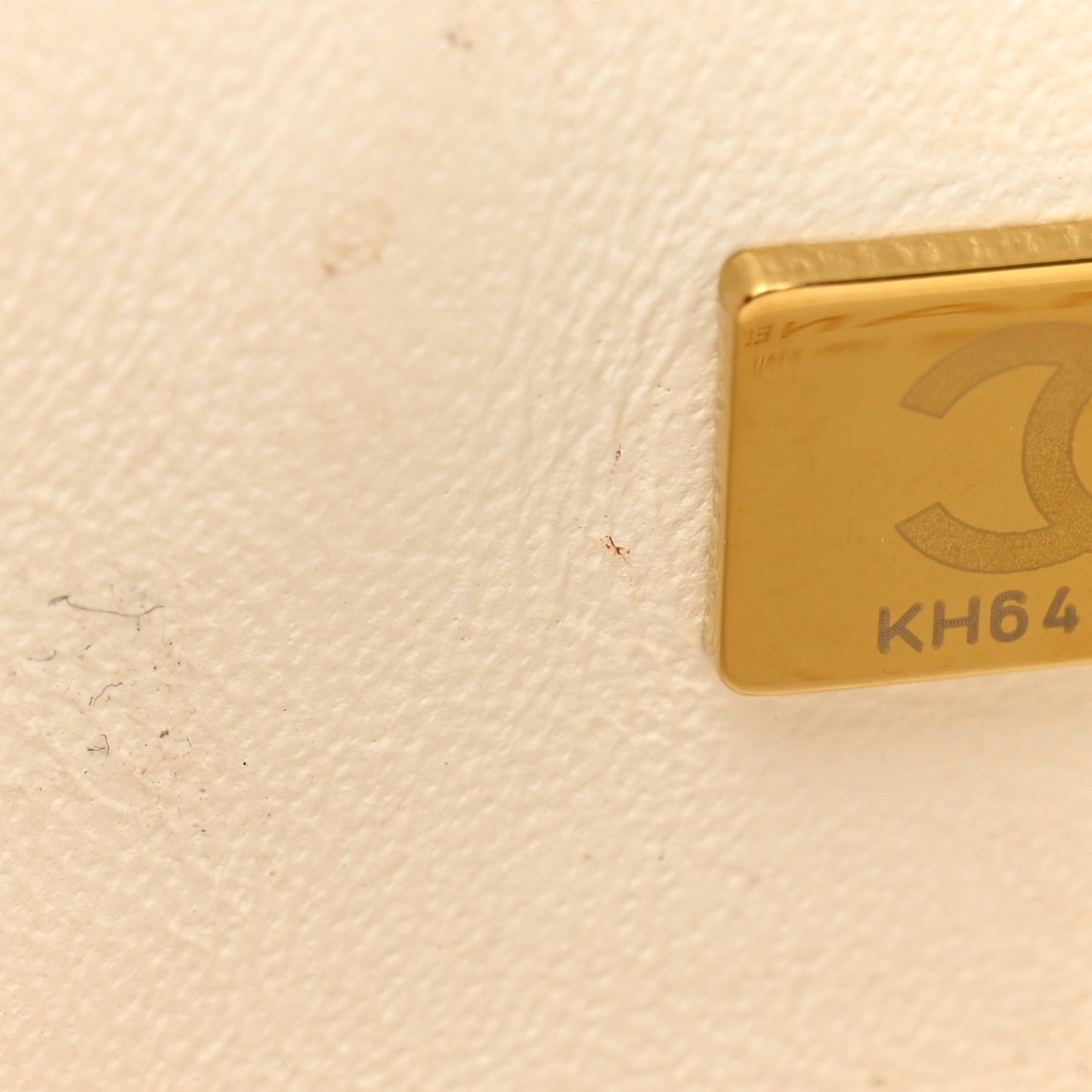 Lambskin Quilted Mini Rectangular Flap White