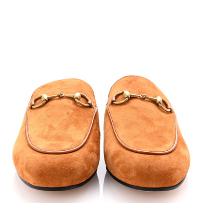 Gucci Suede Cachemire Malaga Kid Womens Princetown Slippers 36 Blondie Cognac 3 of 9