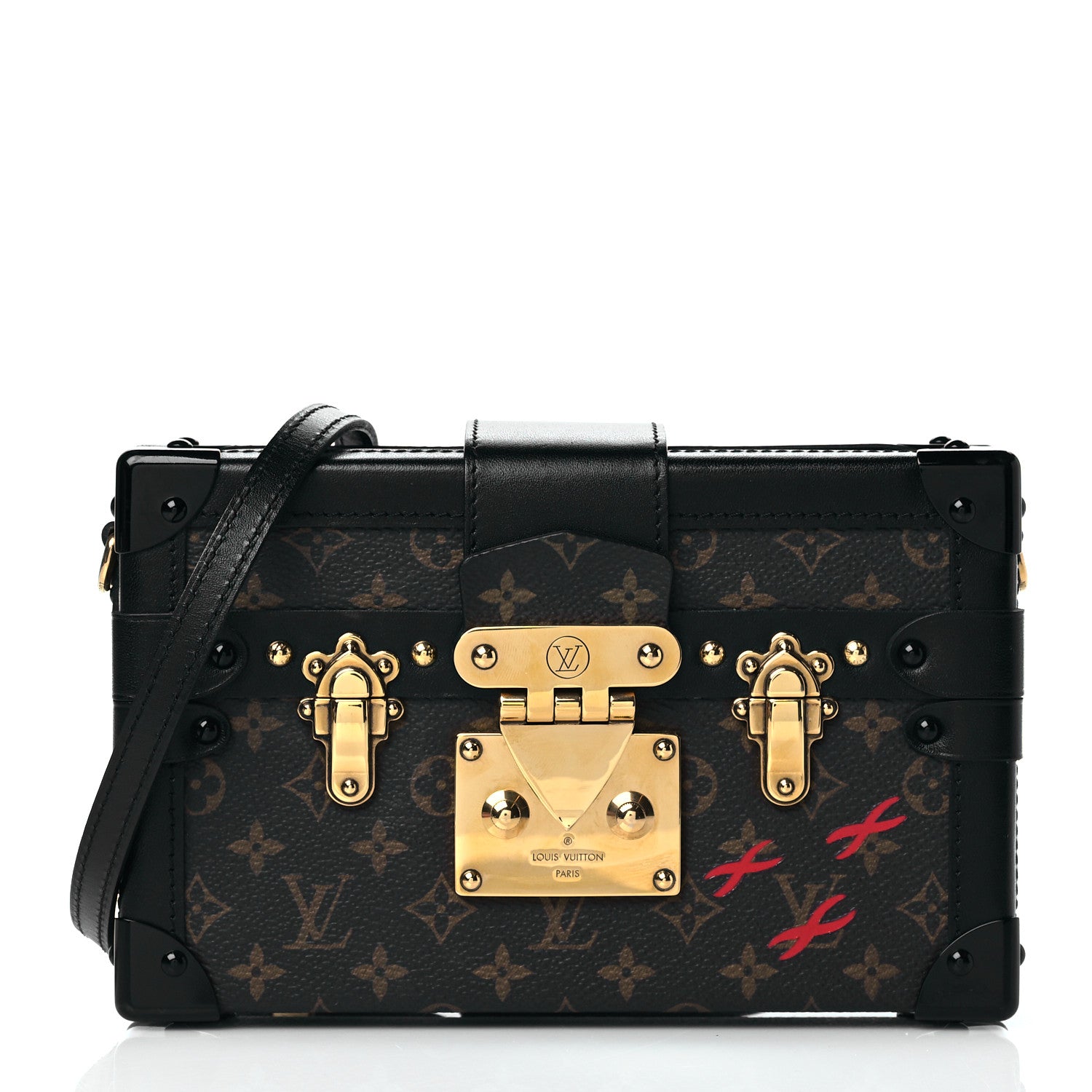 Louis Vuitton Monogram Petite Malle Black 1 of 9
