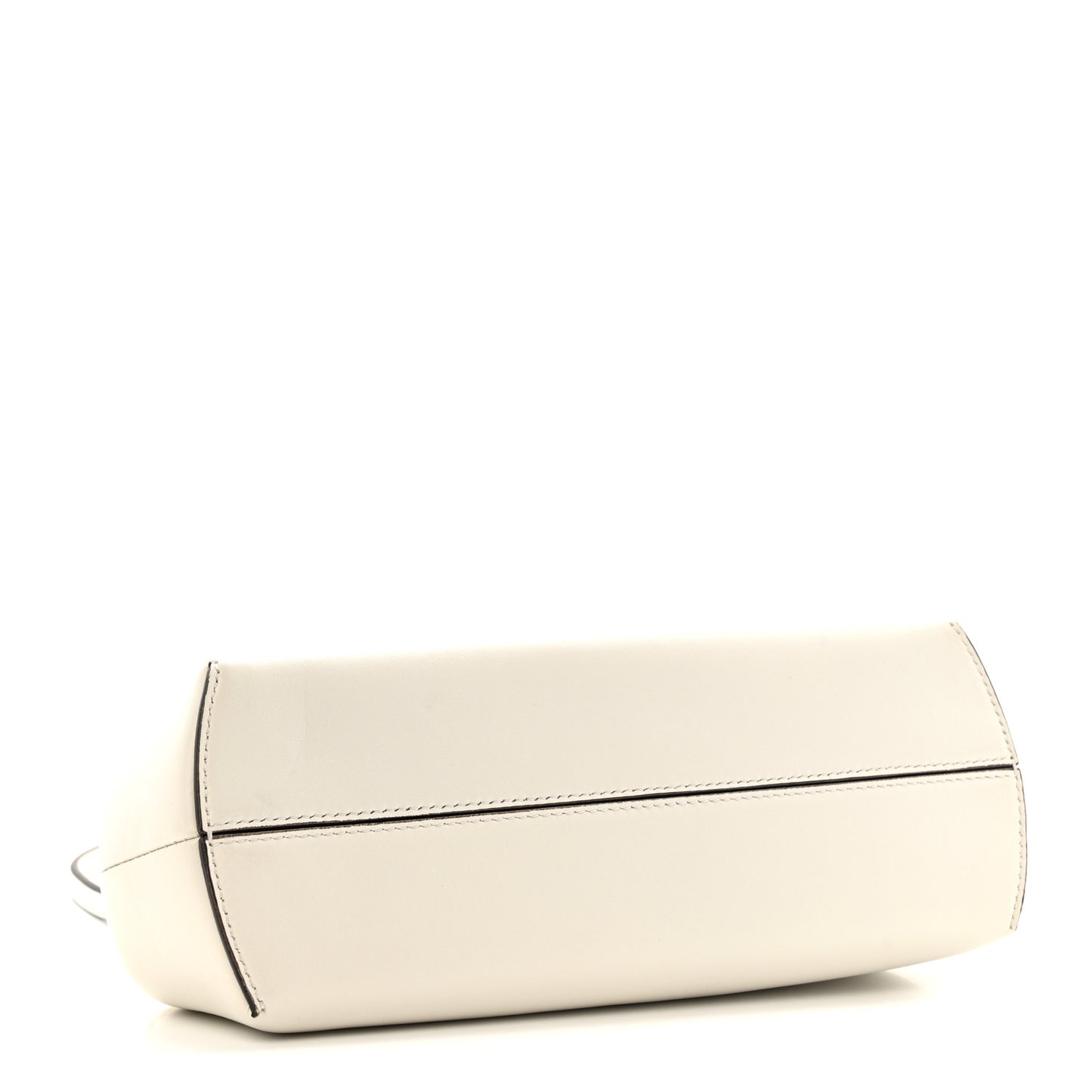 Shiny Nappa Snakeskin Small Fendi First White Roccia
