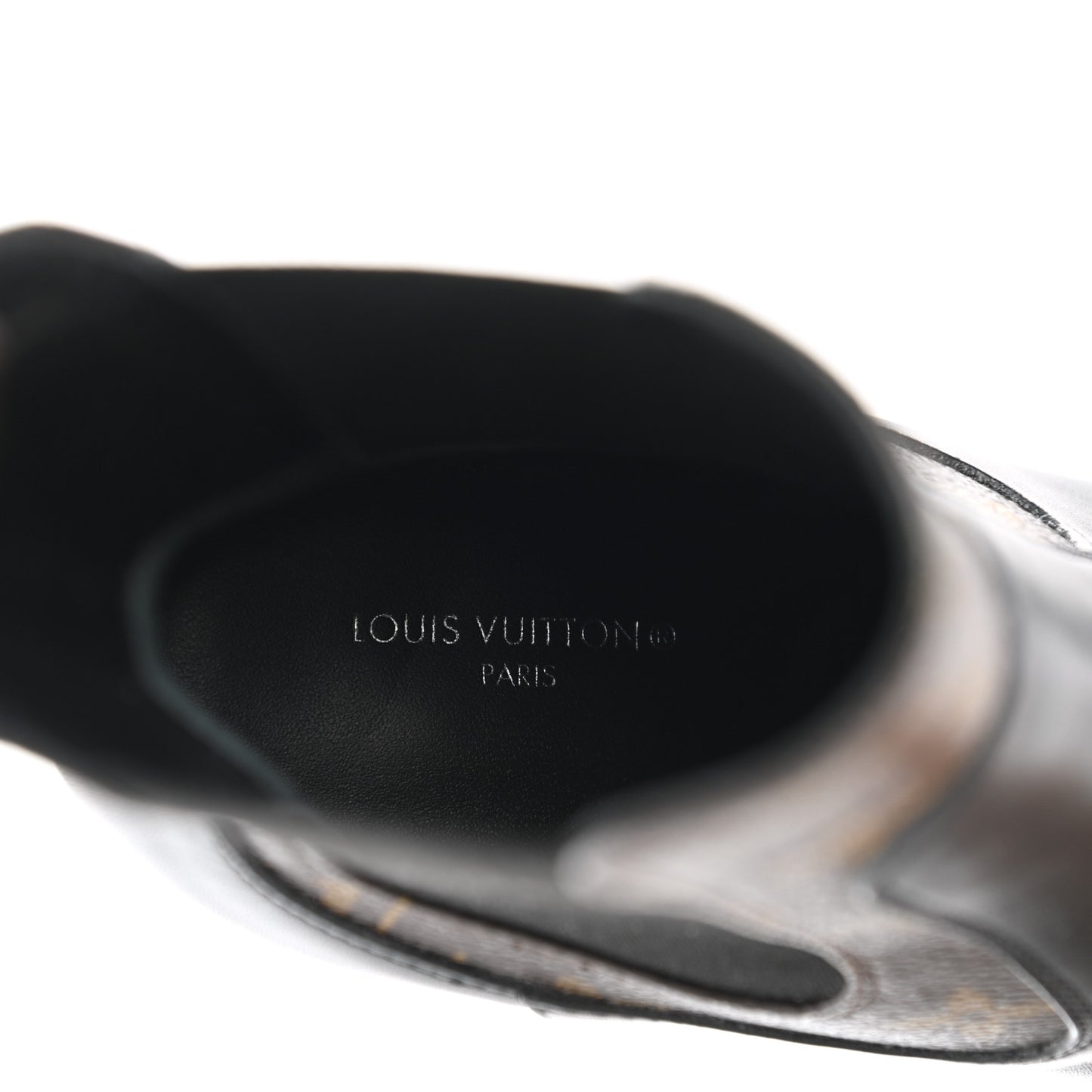 Calfskin Monogram Star Trail Ankle Boots 35 Black