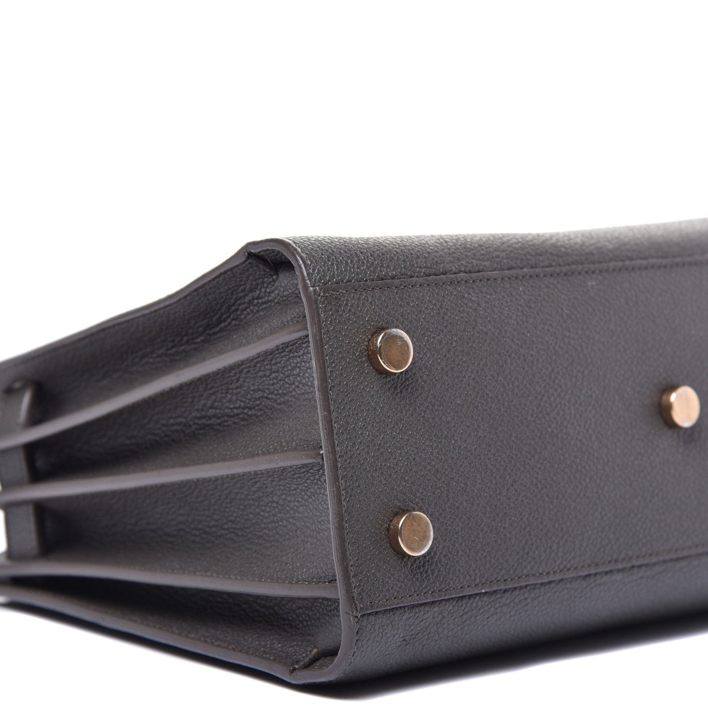 Grained Calfskin Baby Sac De Jour Dark Anthracite