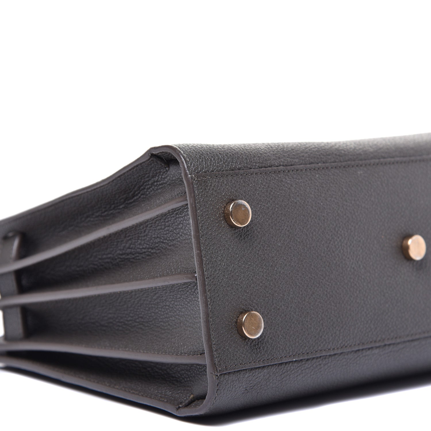 Saint Laurent Grained Calfskin Baby Sac De Jour Dark Anthracite 7 of 8