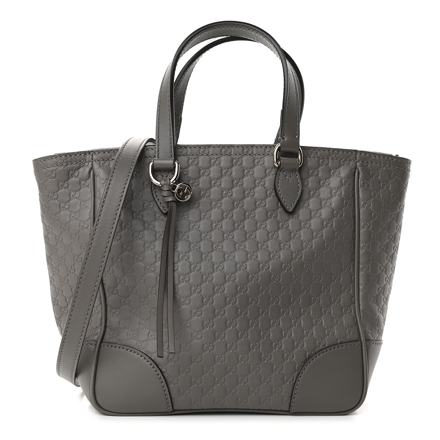 Gucci Microguccissima Small Bree Tote Graphite 1 of 9