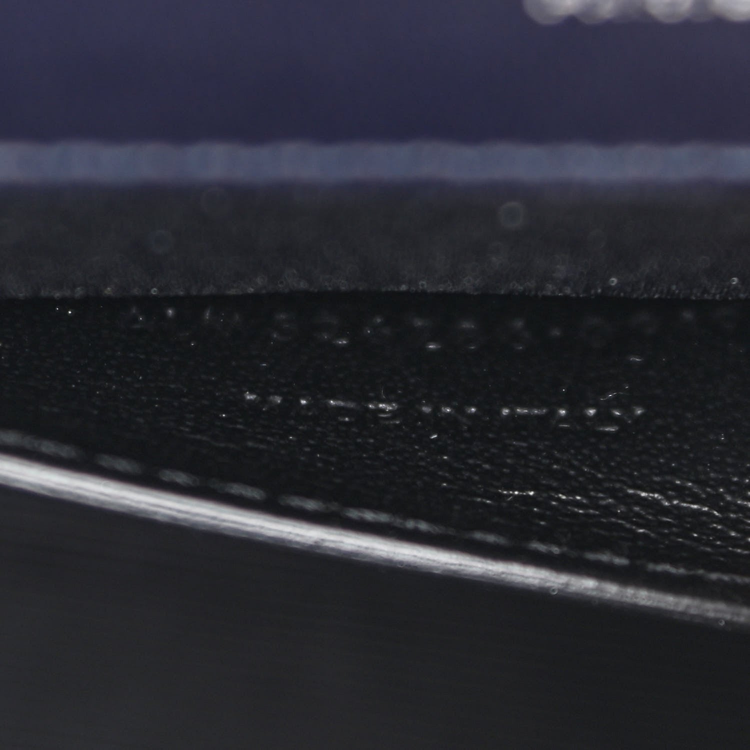 Saint Laurent Velvet Matelasse Triquilt Small Monogram Satchel Navy 7 of 10