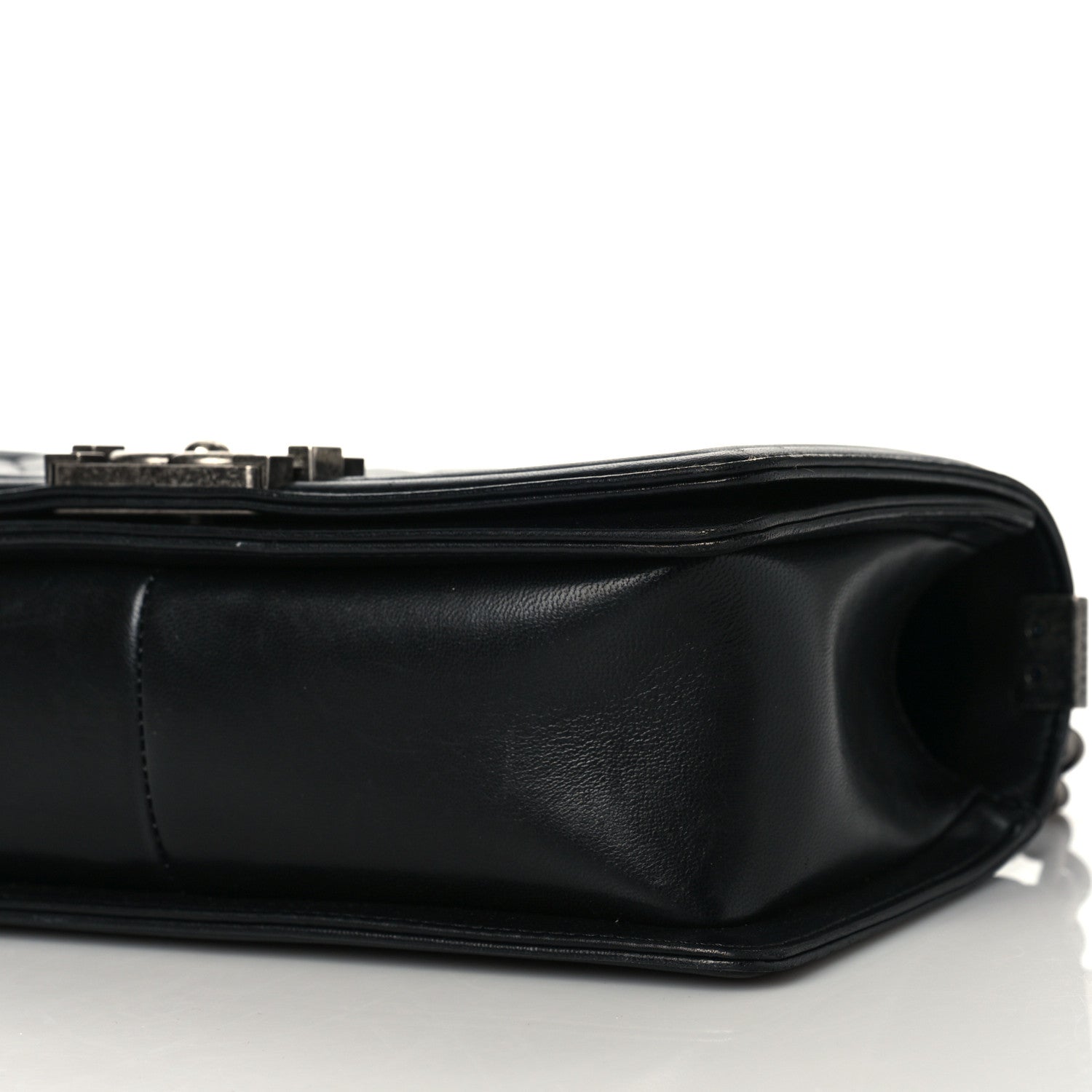 Chanel Lambskin Quilted Medium Boy Flap Black 9 of 11
