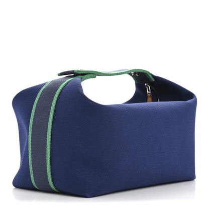 Hermes Canvas Large Bride-A-Brac Pouch Marine 3 of 10
