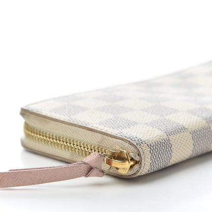 Louis Vuitton Damier Azur Clemence Wallet Rose Ballerine 16 of 16