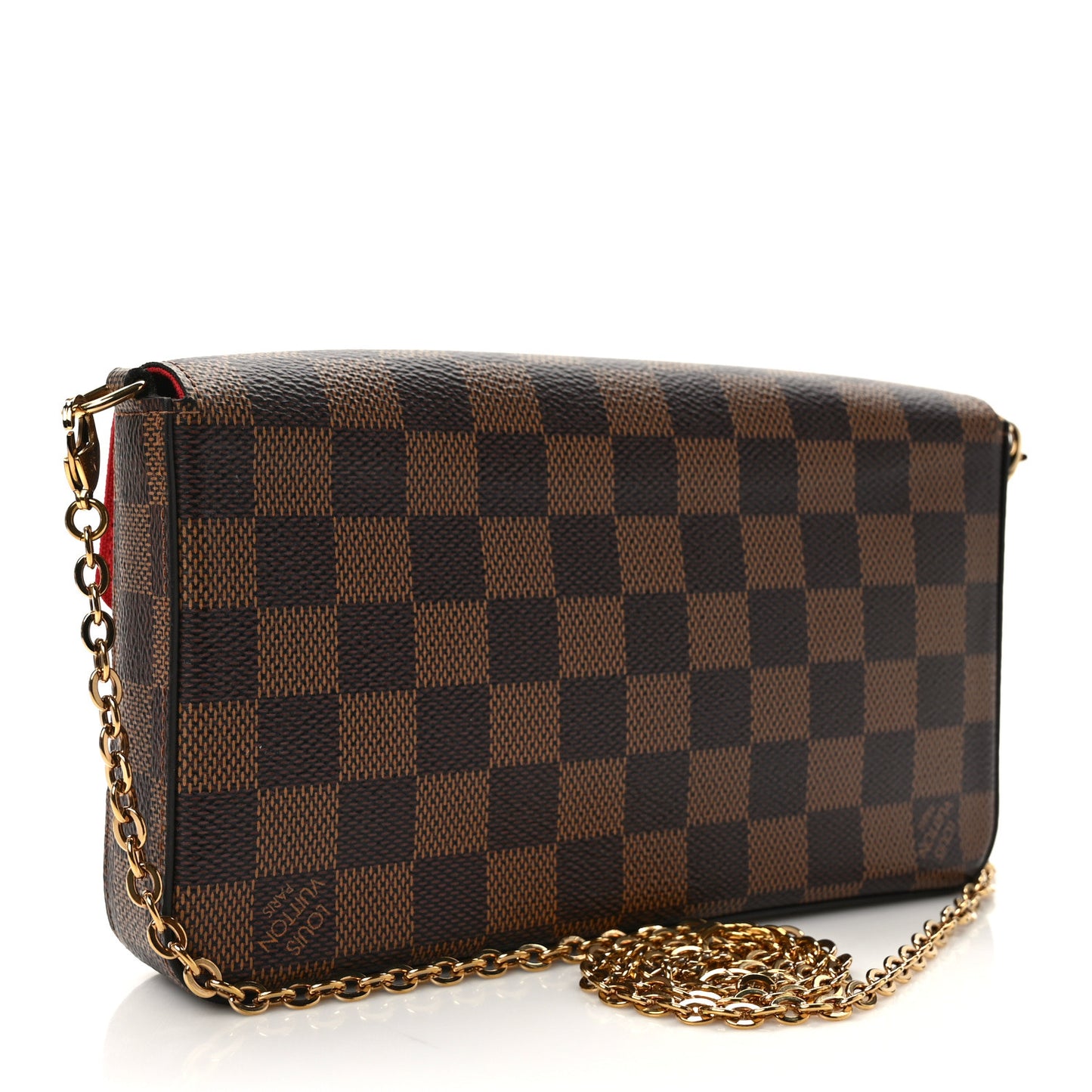 Damier Ebene Pochette Felicie Chain Wallet