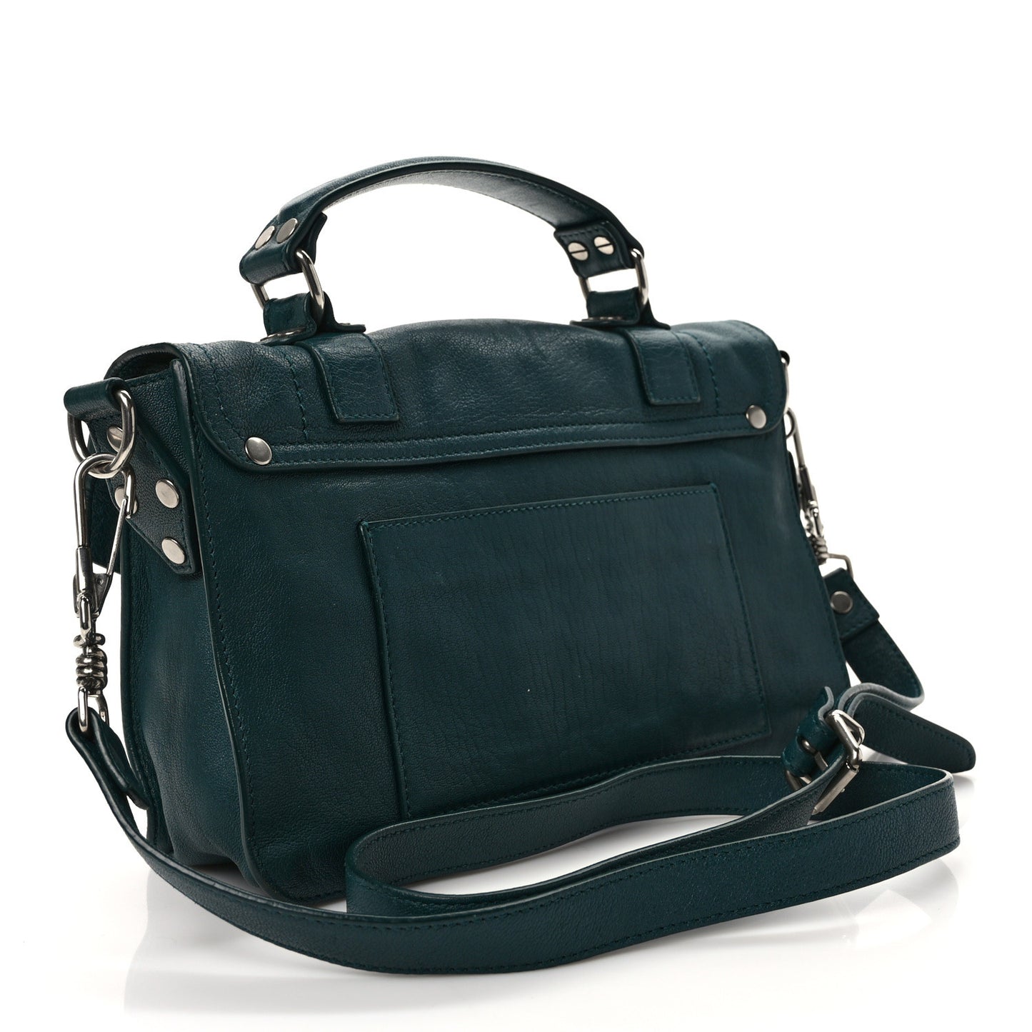 Lambskin Tiny PS1 Satchel Dark Teal