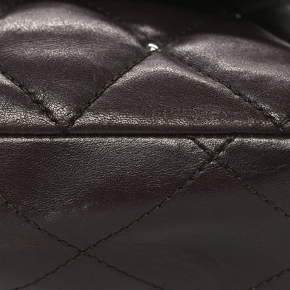Chanel Lambskin Studded Medium Flap Brown 11 of 12
