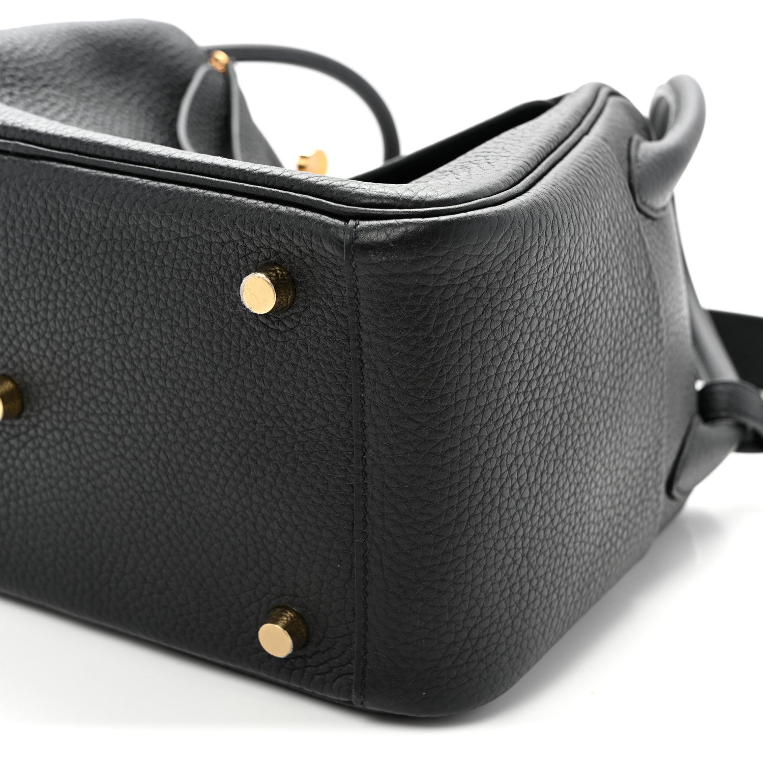Hermes Taurillon Clemence Lindy 26 Black 10 of 10