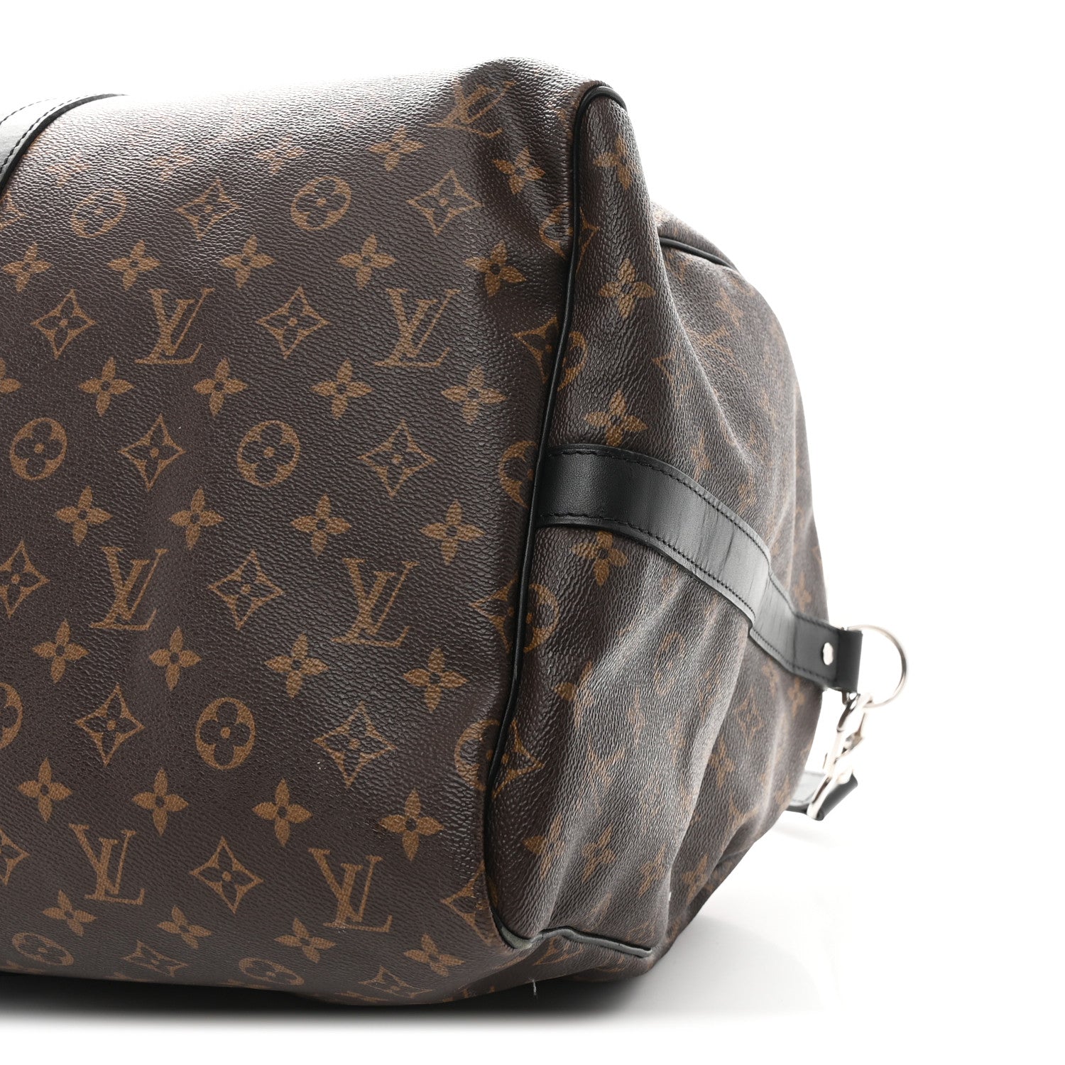 Louis Vuitton Monogram Macassar Keepall Bandouliere 55 8 of 8