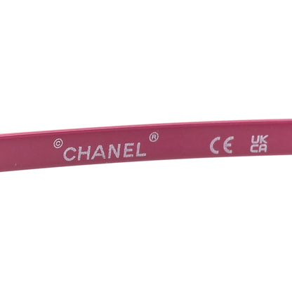 Chanel Metal Graphic Lines Shield Sunglasses 71586 Pink 6 of 8