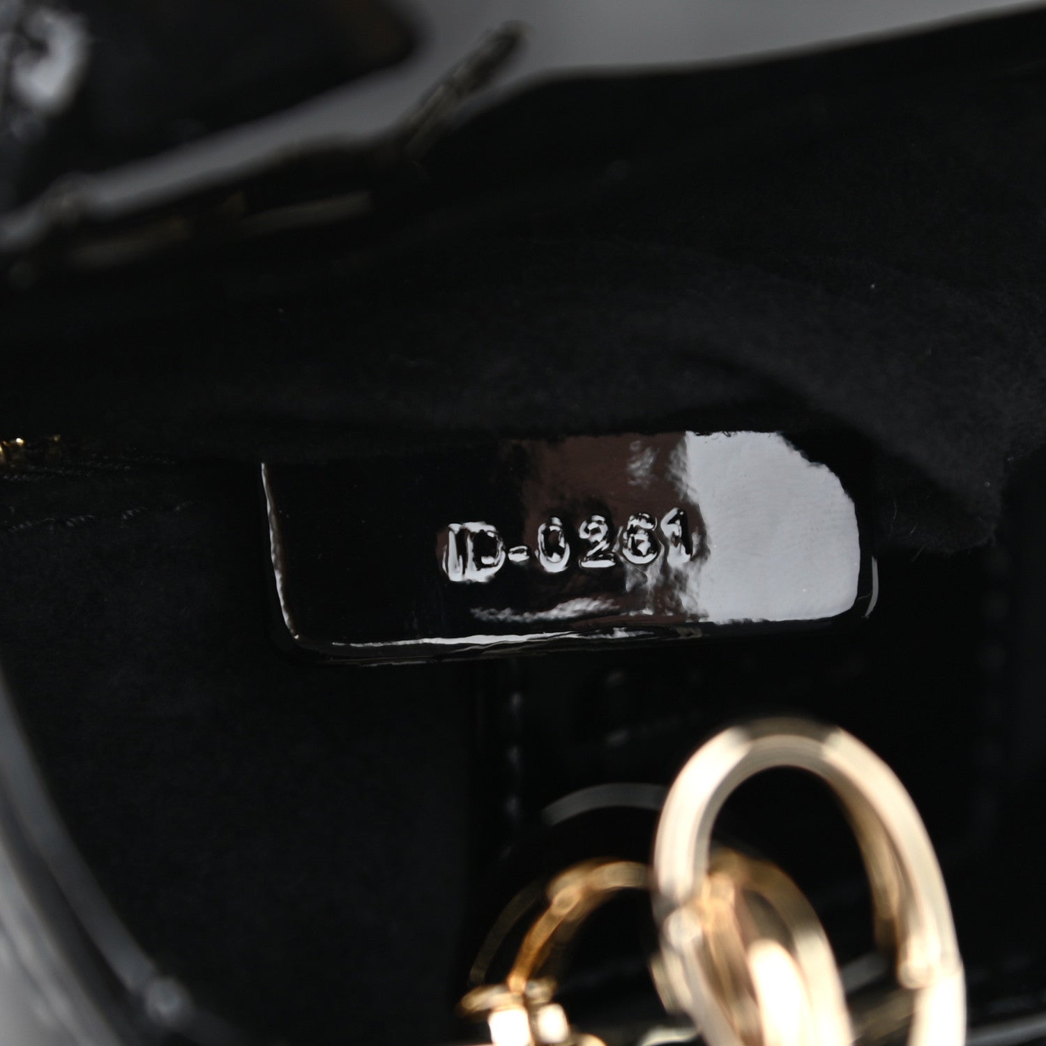 Christian Dior Patent Cannage Mini Lady Dior Black 7 of 11