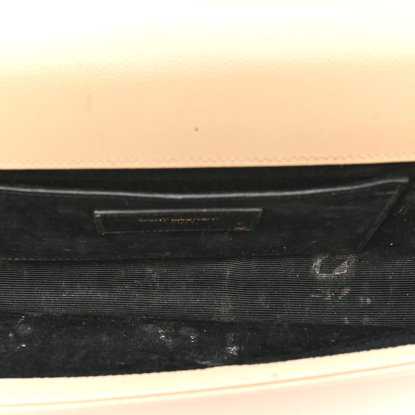 Grain De Poudre Classic Monogram Cassandre Clutch Nude