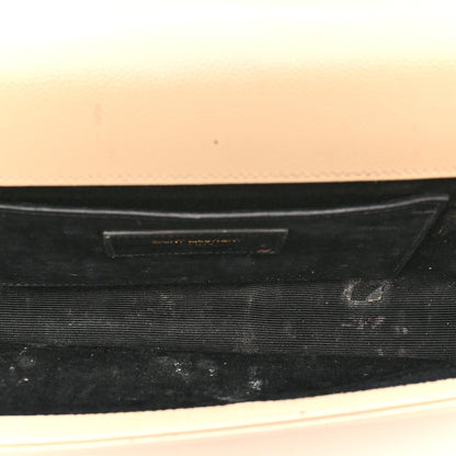 Saint Laurent Grain De Poudre Classic Monogram Cassandre Clutch Nude 5 of 13