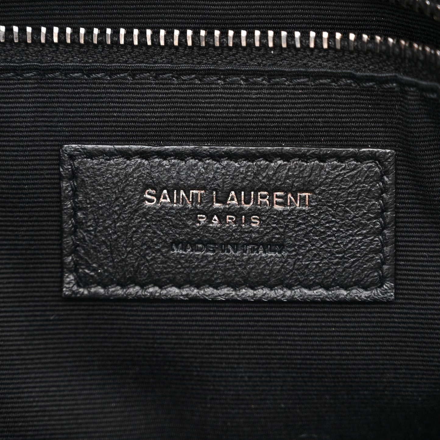 Crinkled Calfskin Matelasse Monogram Medium Niki Chain Satchel Black