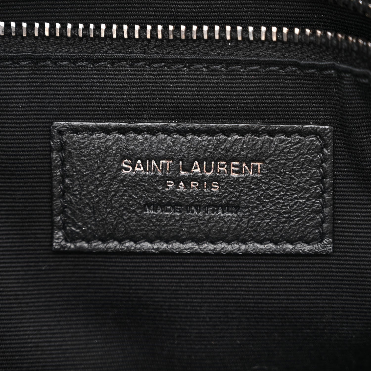Saint Laurent Crinkled Calfskin Matelasse Monogram Medium Niki Chain Satchel Black 6 of 11