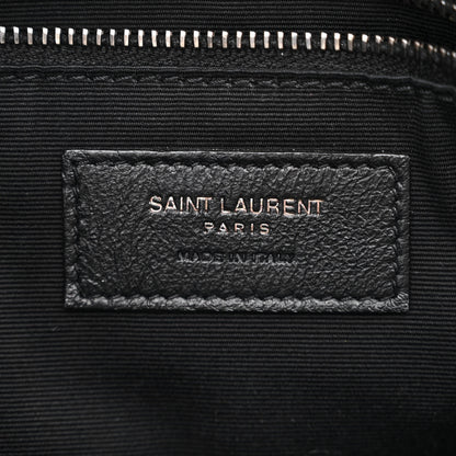 Saint Laurent Crinkled Calfskin Matelasse Monogram Medium Niki Chain Satchel Black 6 of 11