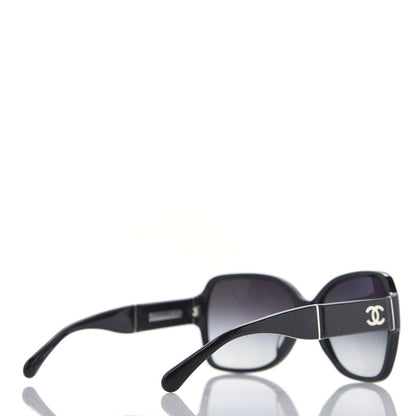 Chanel CC Sunglasses 1345 Black 4 of 7