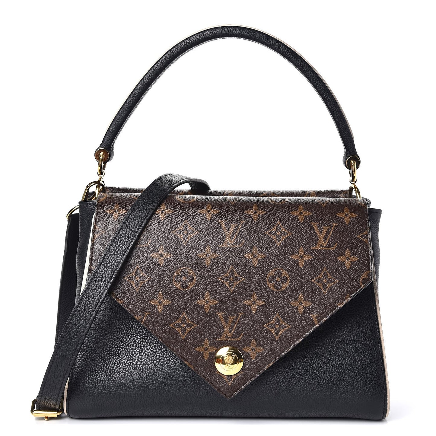 Monogram Double V Black