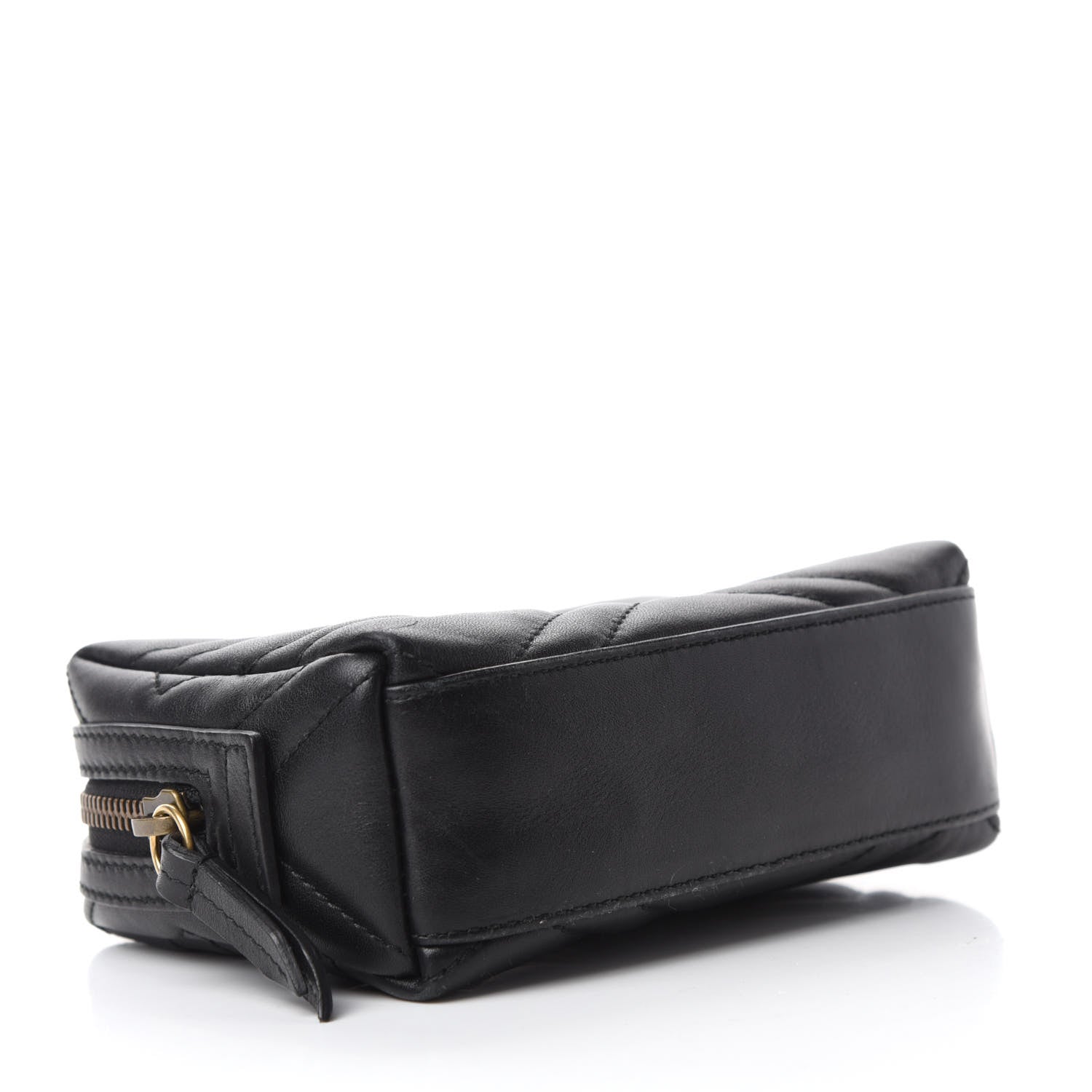 Gucci Calfskin Matelasse GG Marmont Cosmetic Case Black 4 of 7