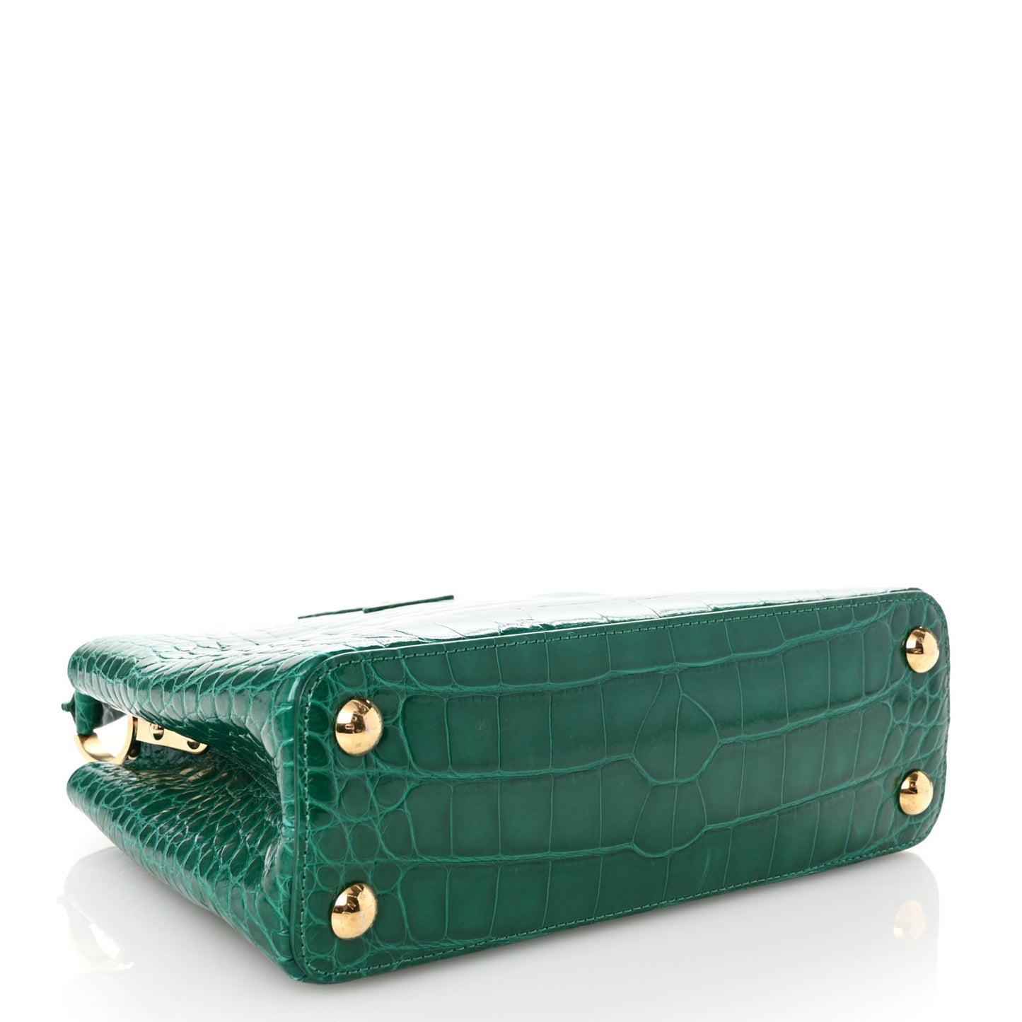 Alligator Capucines BB Emeraude