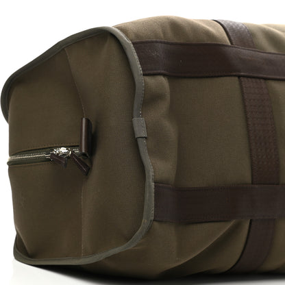 Hermes Toile Groom Boot And Helmet Bag Kaki Feu 9 of 12