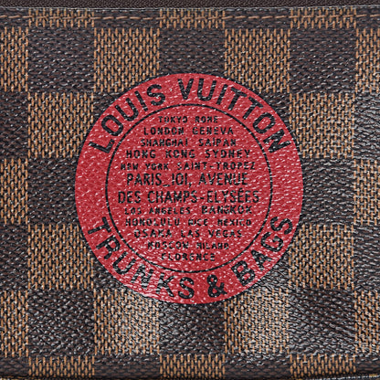Louis Vuitton Damier Ebene Complice Trunks and Bags Mini Pochette Accessories Red 8 of 8