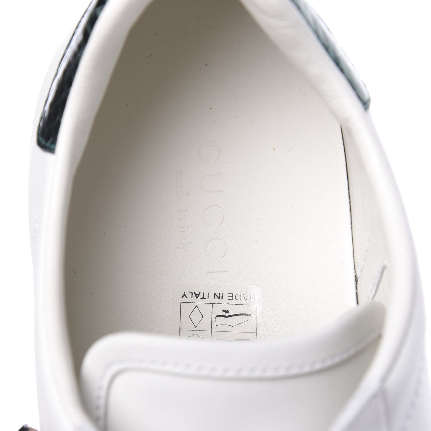 Calfskin Ayers Web Pineapple Ladybug Embroidered Womens Ace Sneakers 36.5 White