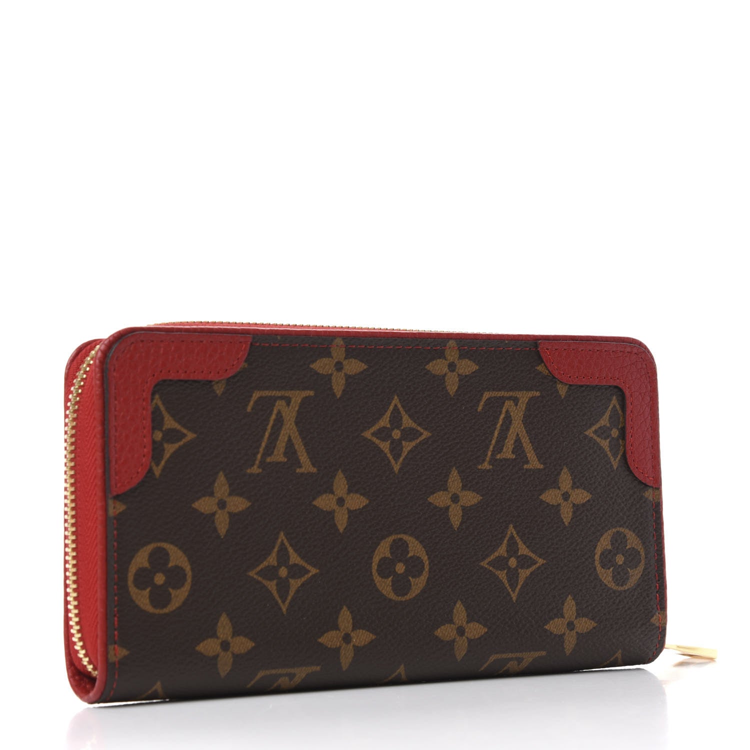 Louis Vuitton Monogram Retiro Zippy Wallet Cherry 3 of 8