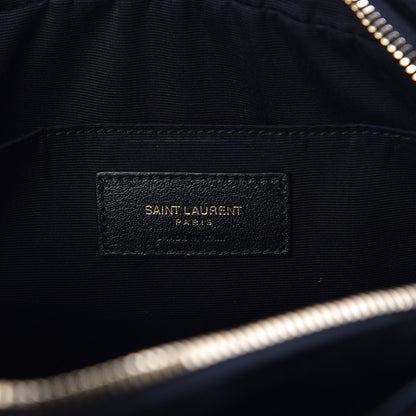 Saint Laurent Velvet Matelasse Monogram Lou Camera Bag Black 7 of 9