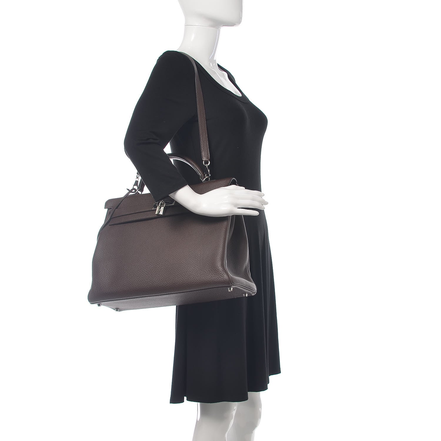 Hermes Togo Kelly Retourne 40 Chocolate 2 of 31