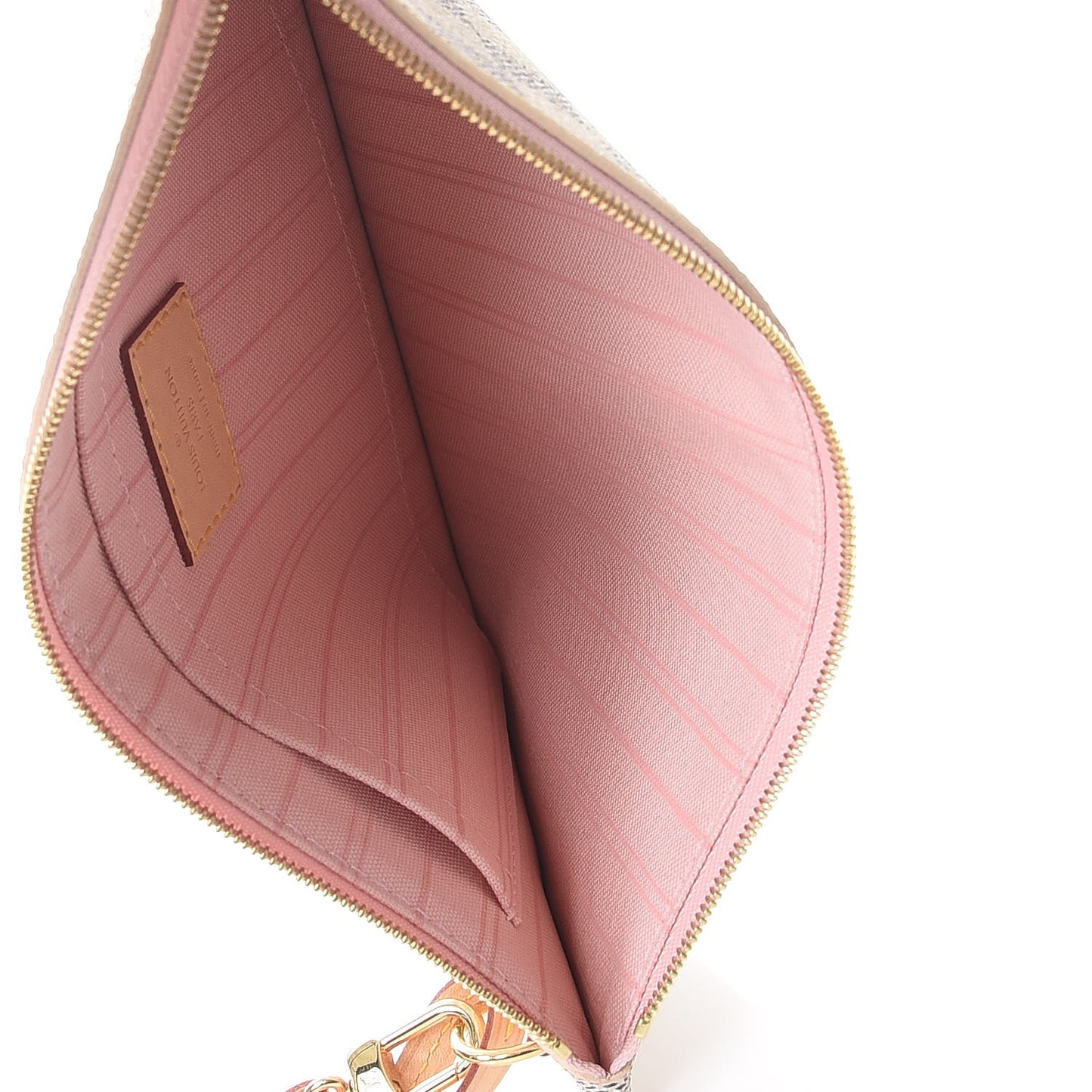 Damier Azur Neverfull MM GM Pochette Rose Ballerine