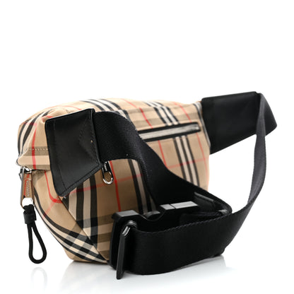 Burberry Nylon Vintage Check Medium Sonny Bum Bag Archive Beige Black 3 of 13