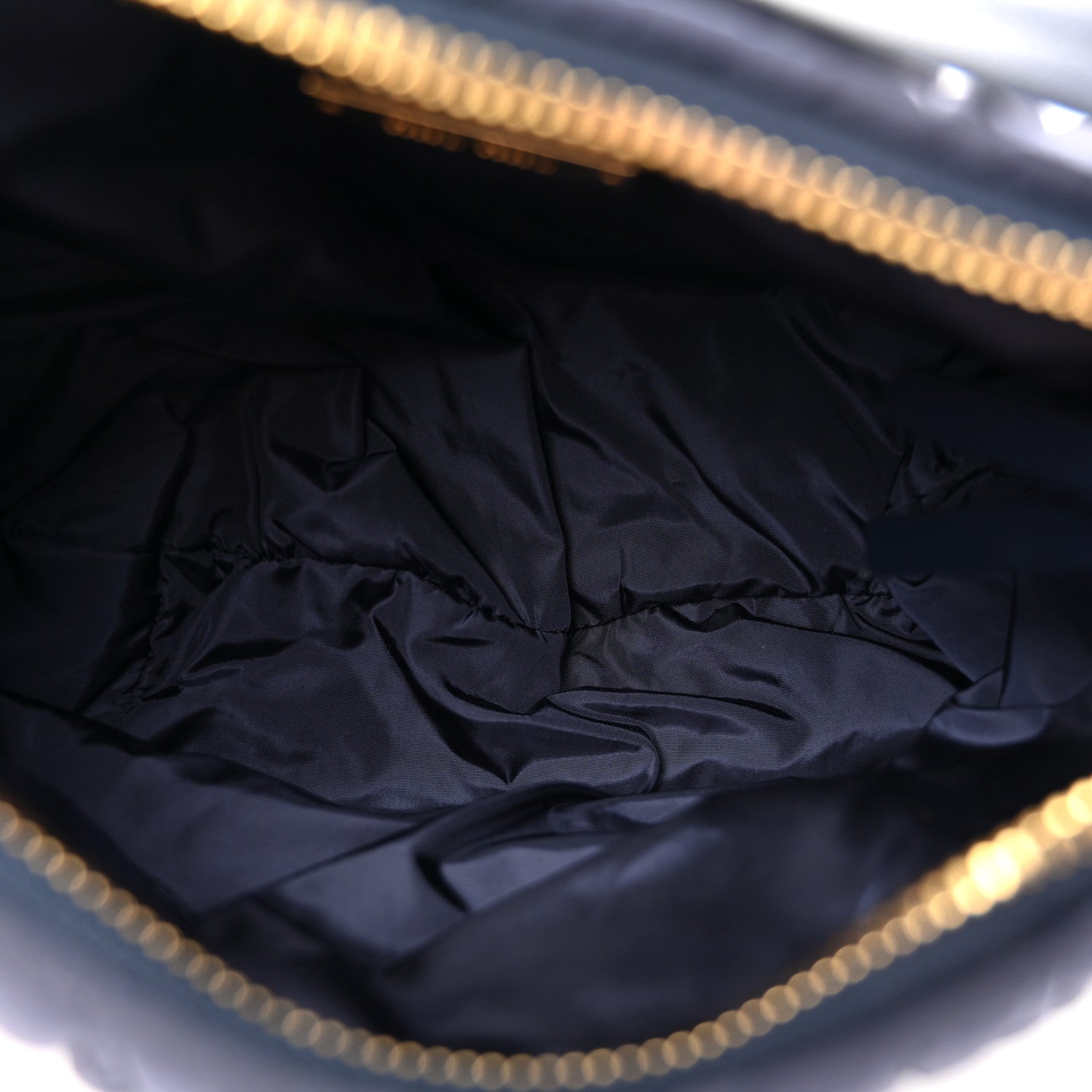 Miu Miu Tessuto Nylon Matelasse Pouch Baltico 5 of 11