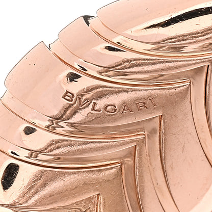 Bulgari Stainless Steel 18K Rose Gold Serpenti Tubogas Double Spiral Bracelet SM 3 of 5